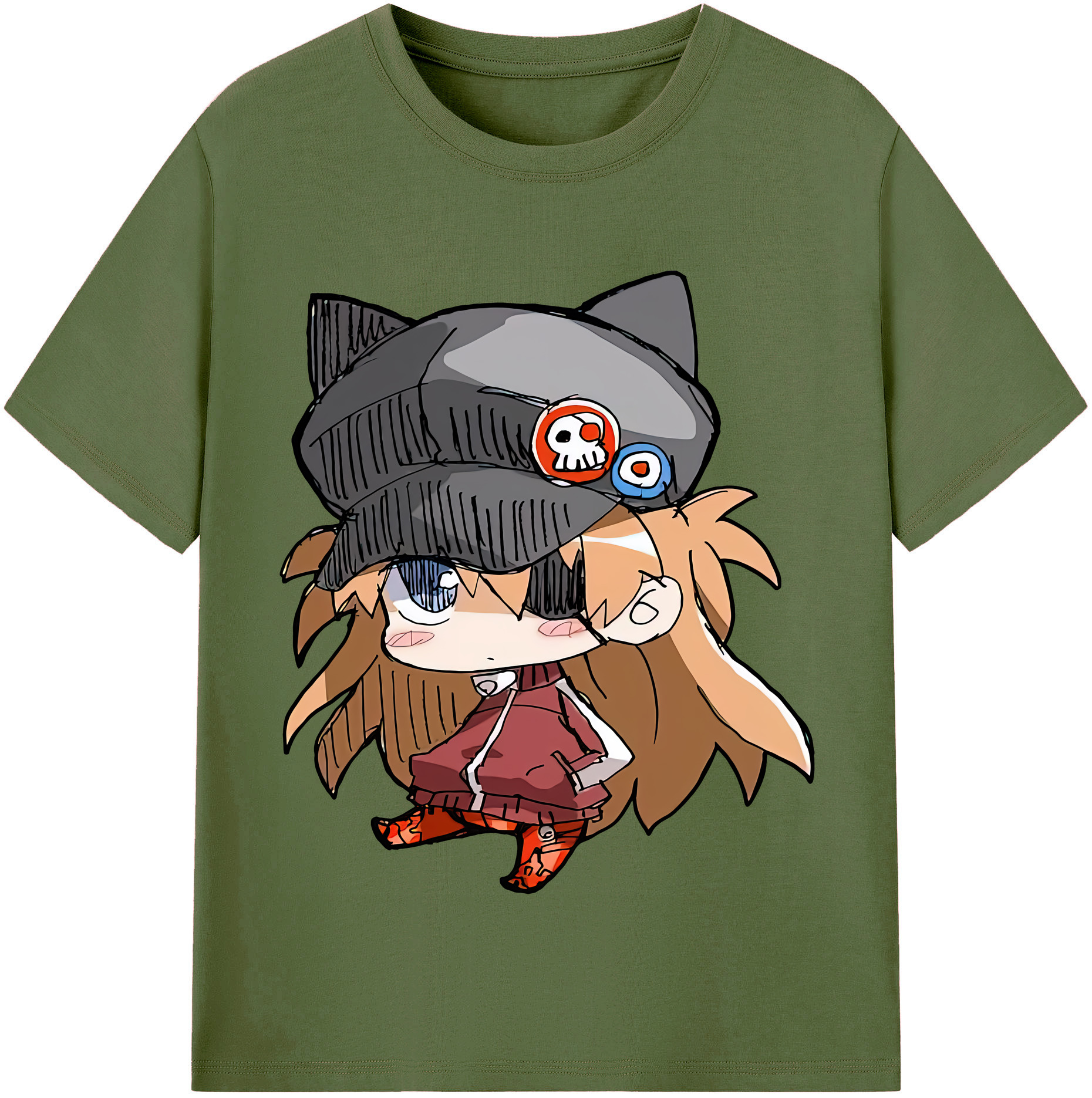 （画像用） EVA 新世紀エヴァンゲリオン 綿100％半袖Tシャツ（フロントプリント）